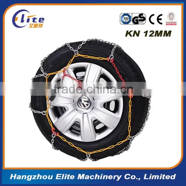 ELITE 12mm KL Carbon Steel Diamond Design Snow Chain for Car photo-3