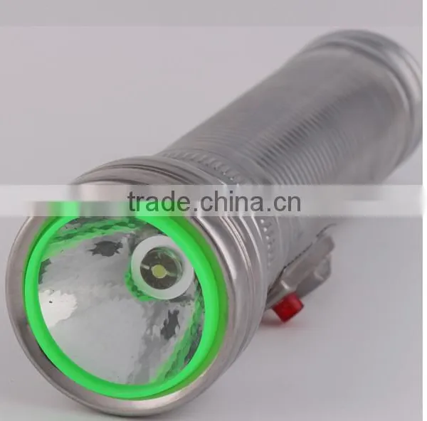 led diving flashlight/ led round flashlight/ led rechargeable flashlight
