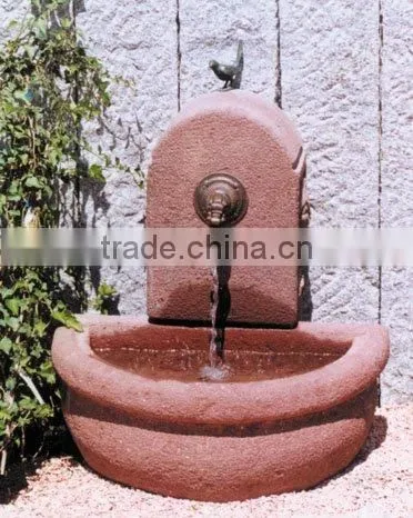 sandstone outdoor fountain