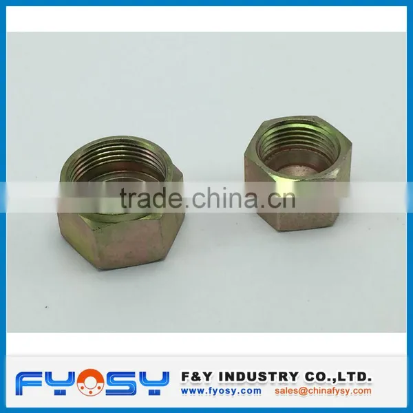 Straight DIN Swivel Nut Hydraulic Fitting Retaining Nut Hex Nut photo-2