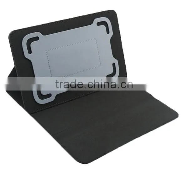 Book Design PU Leather Universal Folio Case for Tablet With Rotating Stand photo-2