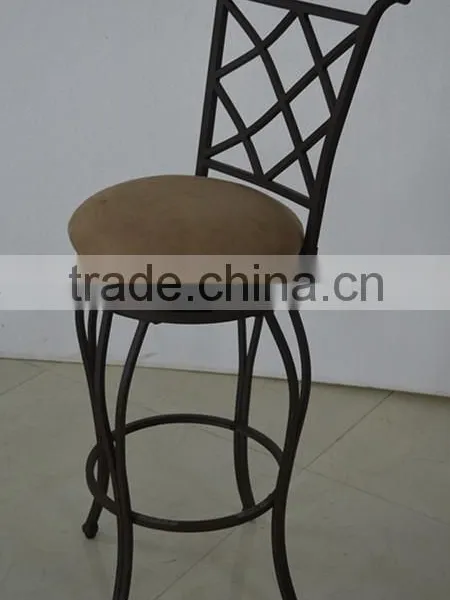 Wholesale Iron Steel Banquet Chair Furniture Famous Design Indoor Wrought Iron Chairs for Sale photo-4