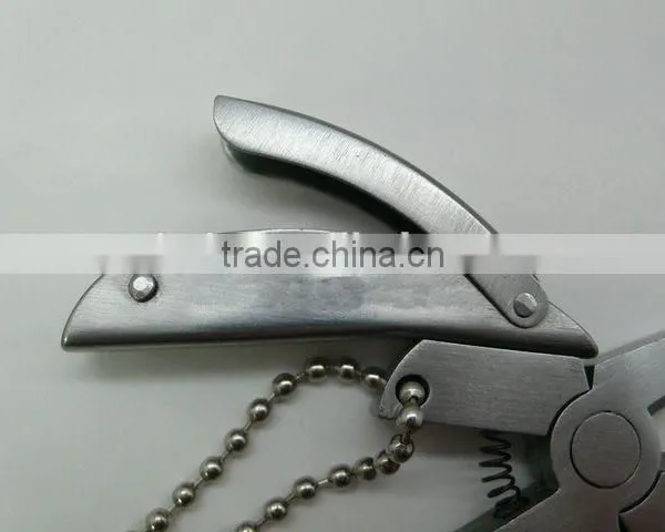 OEM Mini Folding Multi-Function Knife Pliers Keychain Gift UD06043 photo-3
