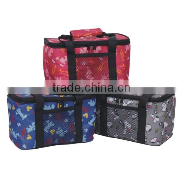 Strong Zipper Nylon Thermal Hot and Cool Food Carry Bag, Travel Camping Packaging Bag
