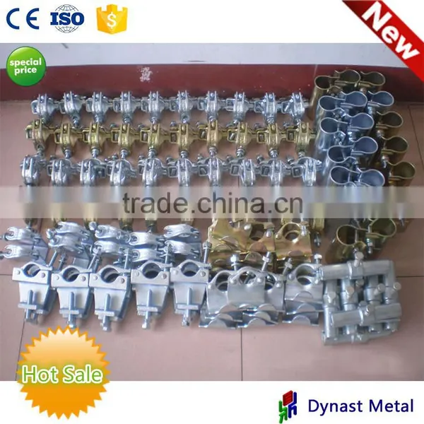 JIS Type Adjustable Galvanized Pipe Scaffolding Double Coupler Clamp