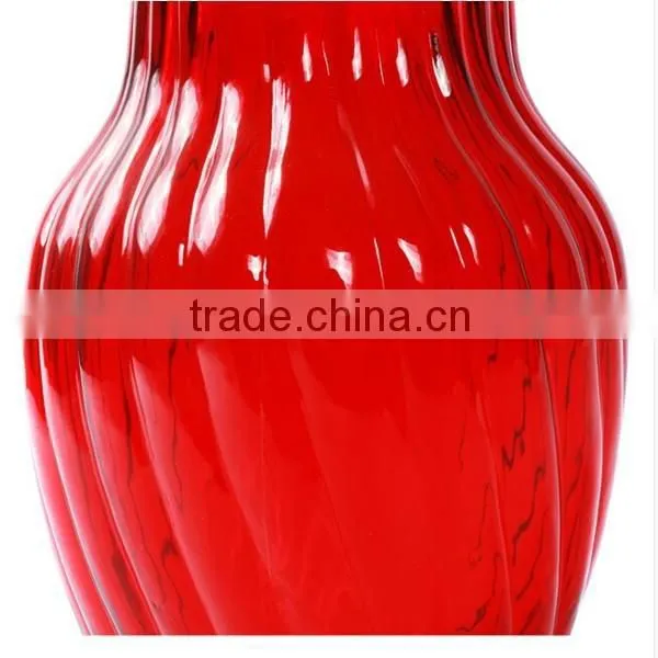 Glass Flower Vase With Different Spraying Colors photo-4