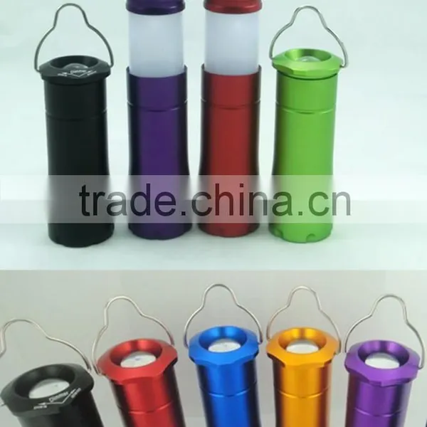 Cheaper Sales Promotion High Power 1W Zoom Torch & Camping Lantern 2 in 1 Hanging Lantern photo-3