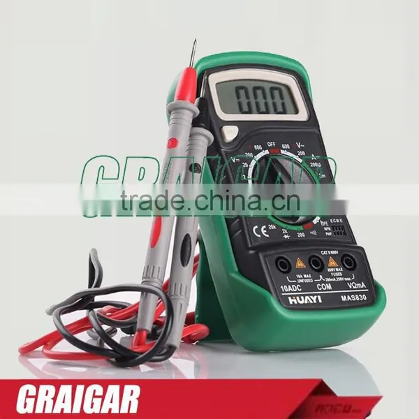 Professional Digital Multimeter MAS830 AC/DC Ammeter Voltmeter Ohm Electrical Tester Meter With 1999 Counts photo-4