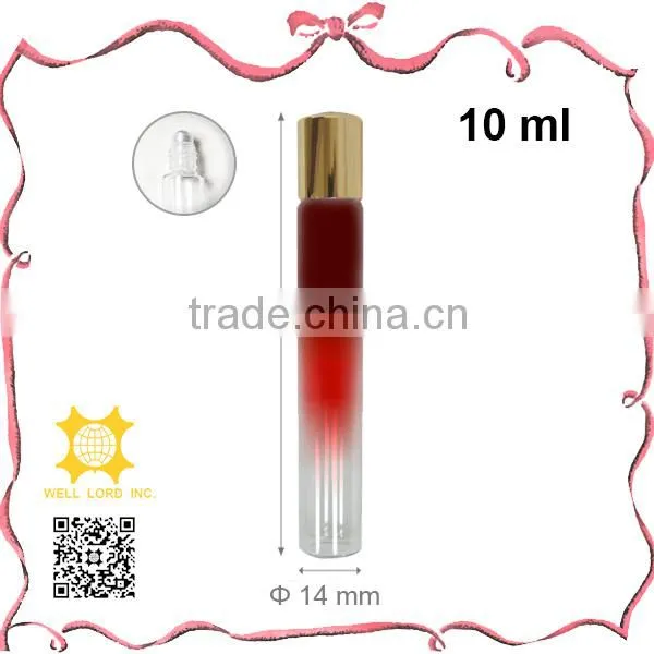 Magnificent Gold Cap 10ml Roll on Perfume Bottles for Bridal Shower photo-2