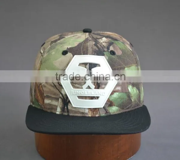 6 Panel Distressed Camo Hat photo-2