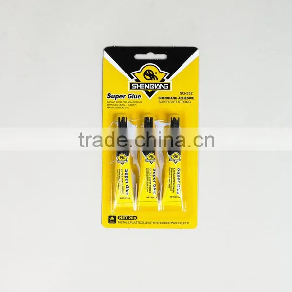 Super Glue in Aluminium Tube 1.5g,3pc Cyanoacrylate Adhesive in Aluminium Tube 3g photo-2