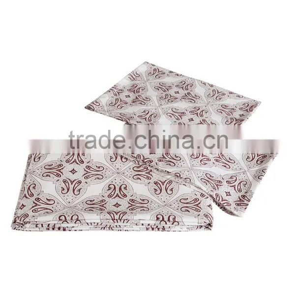 Brown Paisley Hand Block Printed Bed Sheets Wholesale Fabric Modern Design Bed Sheet Supplier In India photo-5