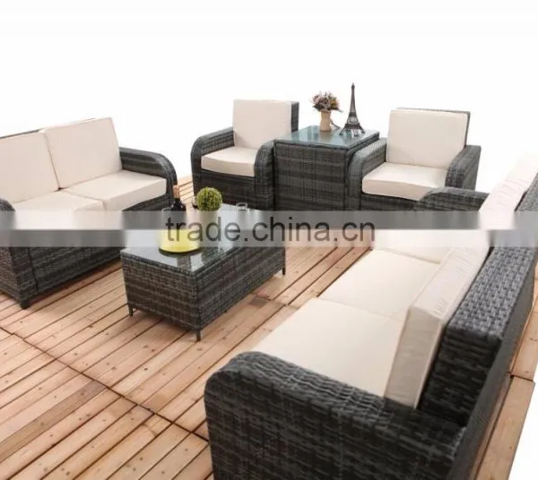 Weatherproof and Fireproof Cheap 6pcs Rattan Sofa Sets photo-2