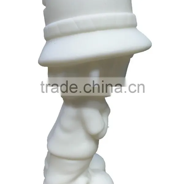 White Vinyl Toy, Kids Color Painting DIY Toys,Little Boy Figure Money Box photo-2