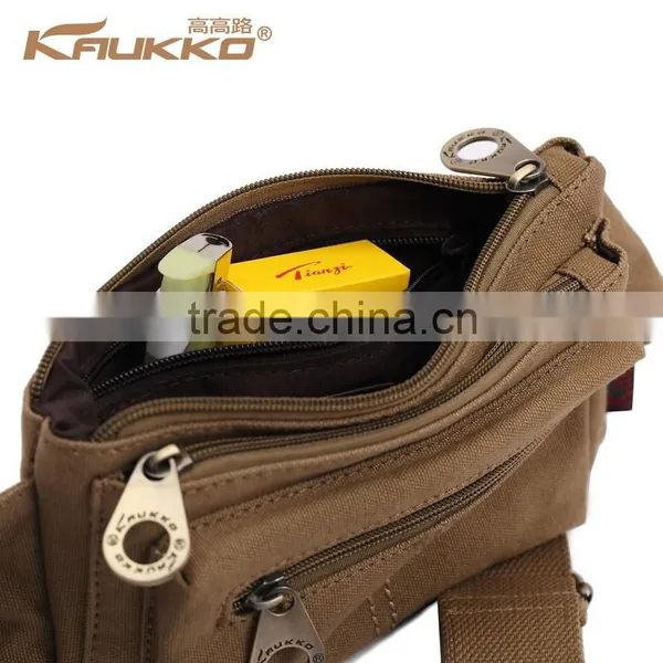Fashion Waist Pack Canvas Waist Bag Fanny Pack Waist Belt Bag 2 Colors photo-5