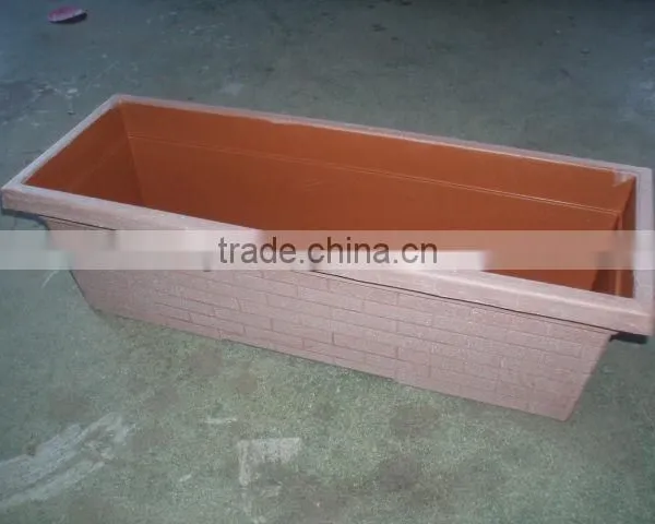 Rectangle Textured Plastic Flowerpot CFC600 photo-3