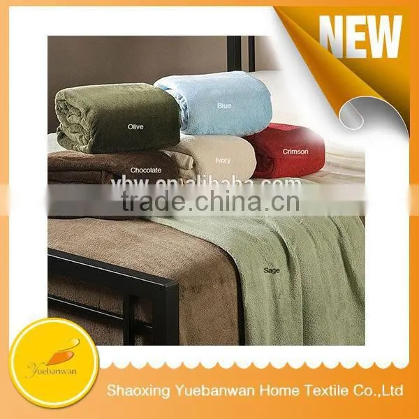 2015 Newset Shaoxing Supplier Polyester Acrylic Blanket