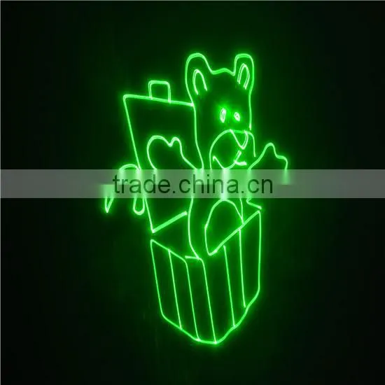 100mW Green 25kpss ILDA Animation Moving-Head Christmas Disco Laser Light photo-3