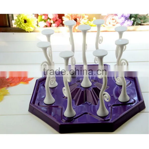 Portable Kitchen Table Cup Holder Tray Glass Coffee Cup Holder photo-2