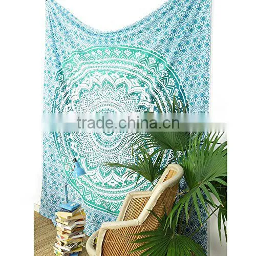 Ombre Indian Mandala Tapestry photo-4
