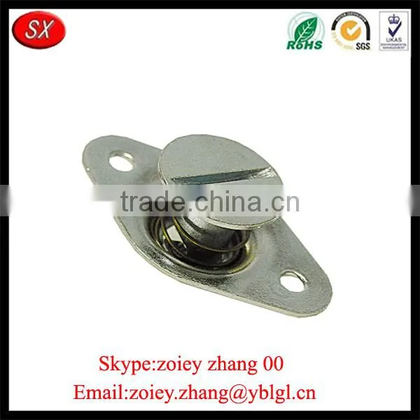 Custom Specialized Self-Ejecting Anodized Aluminum Quarter Turn Fasteners photo-3