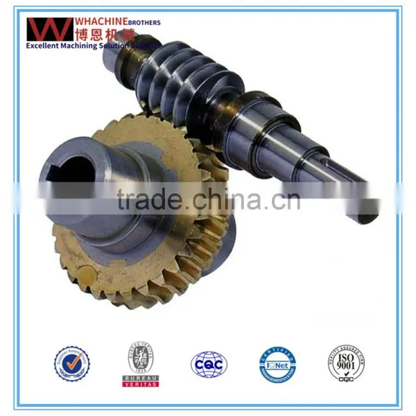 Professional Custom Brass Worm Gear Set Made By WhachineBrothers in China photo-5