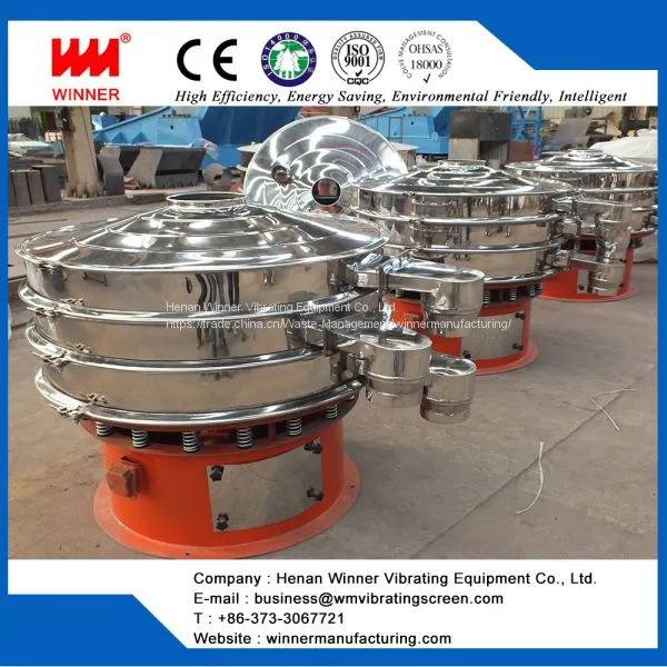 High Efficiency Rotary Vibration Screen From Winner