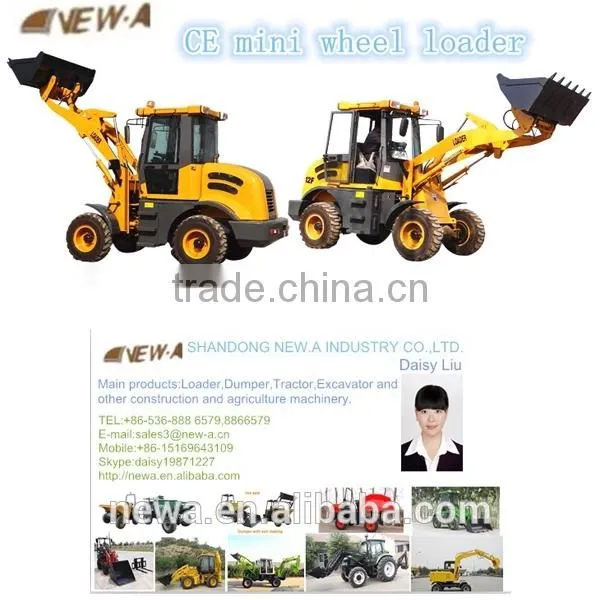 2016 Hot Sale 1.2tons Hydraulic Transmission Wheel Loaders photo-3