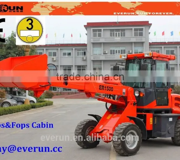 Everun Telescopic Wheel Loader ER1500 With Rops&Fops photo-3