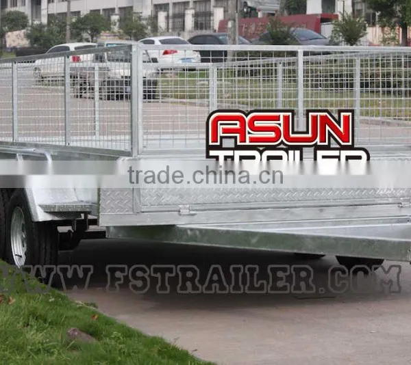 Hot Selling Weled Tandem Cage Trailer 10x6/12x6 photo-2
