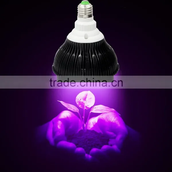 36w 24w Led Grow Light Bulb , Grow Plant Light for Hydropoics Organic Mini Greenhouse (3 Bands) photo-5