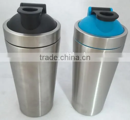 Amazon Hot Sales Custom Printing Logo 900ml/30 Counce #304 18/8 Stainless Steel BPA Free Protein Water Bottle Shaker photo-3