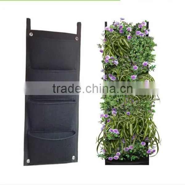 2016 Waterproof Garden New Felt Wall Grow Bag Garden Bag photo-2