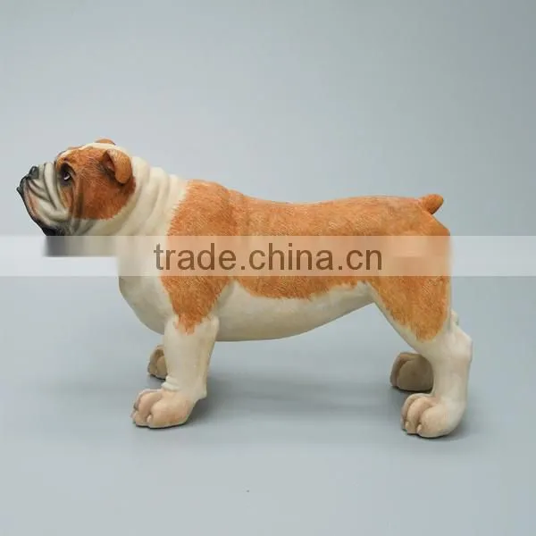 Realistic 3D Bull Dog Resin Statue photo-4