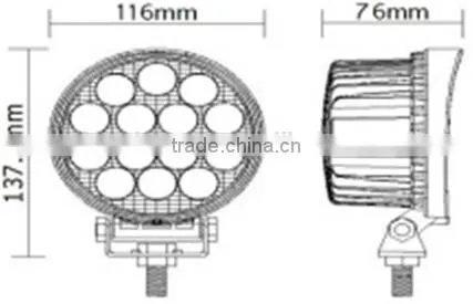 151533 42W PC Stainless Steel IP67 Waterproof Led Working Lamp photo-2