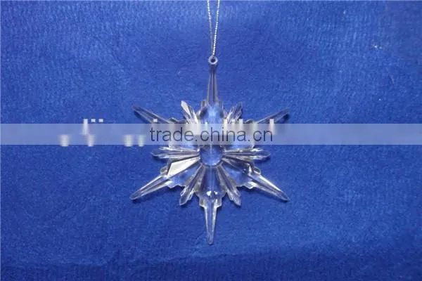 Wholesale Acrylic Different Style Clear Snowflake for Snowflake Ornament photo-6