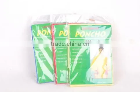 Promotional PEVA Emergency Transparent Raincoat Disposable Poncho photo-2