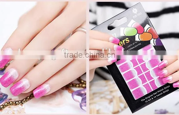 High Quality Gradient Color Nail Sticker, Gradient Nail Stick Fashion Nail Art photo-6