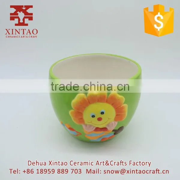 Promotional Bulk Order Easy Carry Sunflower Ceramic Mugs photo-5