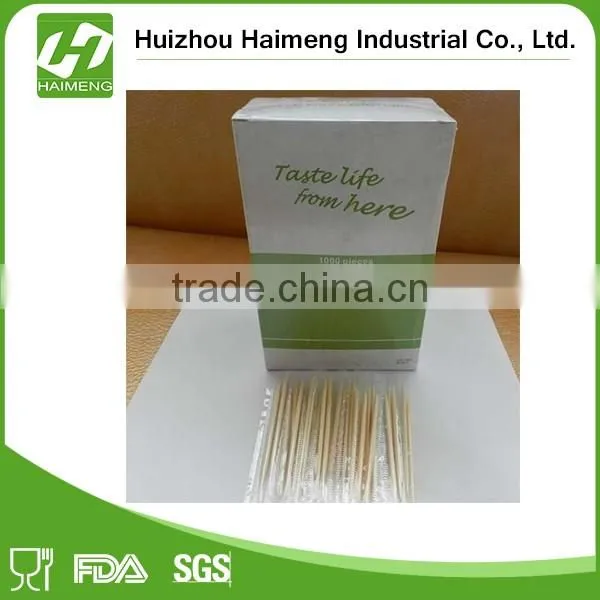 cello packing bamboo toothpick
