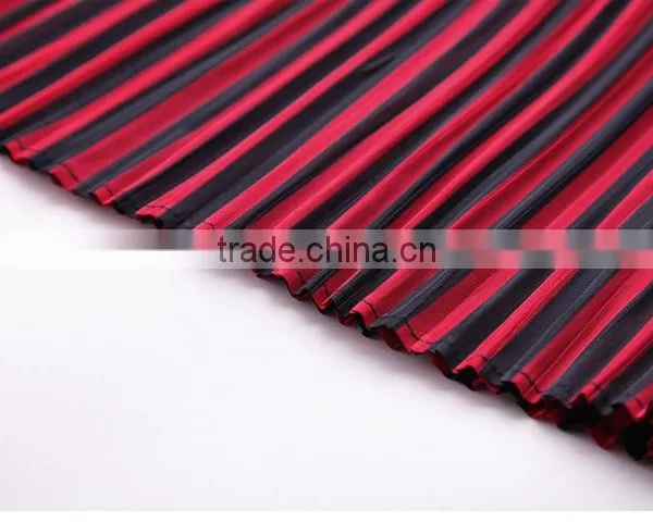 Summer Colors Splicing Sleeveless Wrinkled Dress for Women photo-6