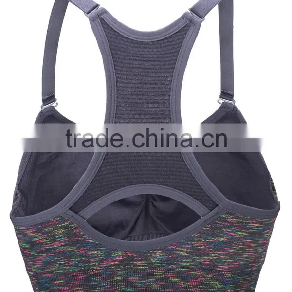WomenS Racerback Sports Bras Seamless High Impact Support Workout Yoga Bra photo-6