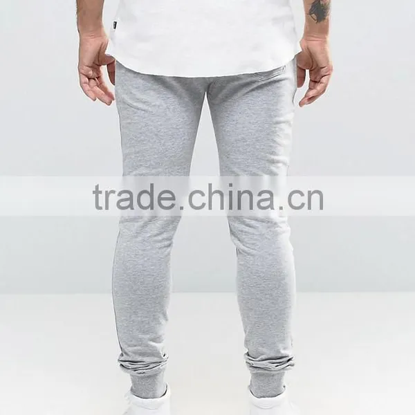 Unisex Fashion Jersery Fabric Sweat Joggers Casual Sport Pants With Leg Embroidery photo-3