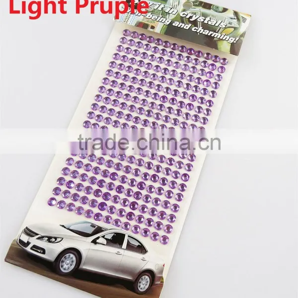 Bling Self Adhesive DIY Rhinestone Sticker Gems Crystals Sticker photo-3
