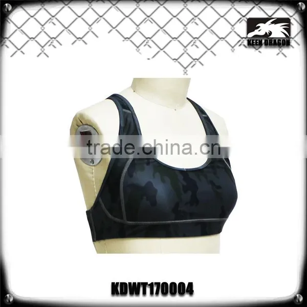 Women Sexy Camo Custom Sublimation Spandex Sports Bra photo-3