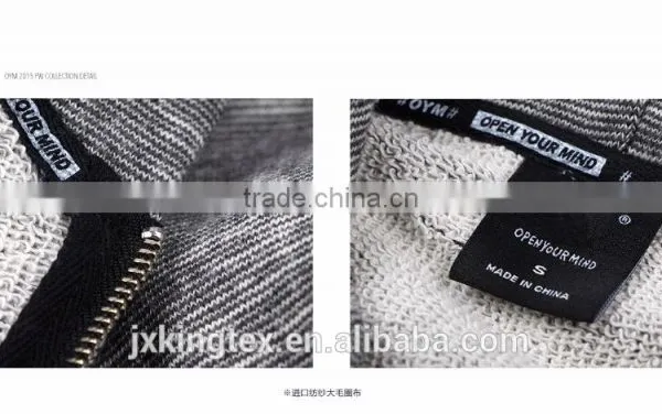 Jiangxi Kingtex New Look Spring/Autumn Elbow Patched Tie Dyed Contrast Balck Hem Tracksuits Casual Hoodies Set photo-4