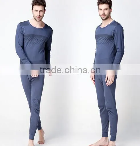 Cotton Lycra Men's Heat Thermal Underwear Lady Long Johns Long Sleeves photo-4