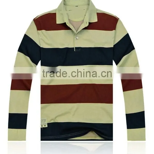 New Fashion Autumn and Winter Men's Striped Polo Shirt Brand Long Sleeved Striped MENS Polo Shirt M/3XL CUSTOMED photo-4