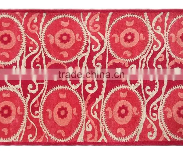Red-coral-ivory Area Rug photo-2