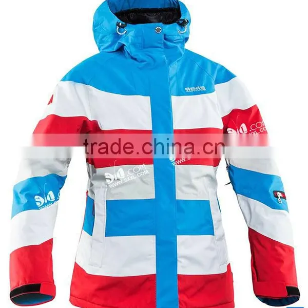 2014 womens cotton long sleeve with hood camping suit